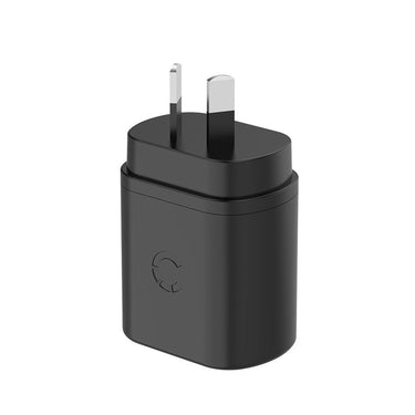 Cygnett 20W USB-C PD Wall Charger - Black - Accessories
